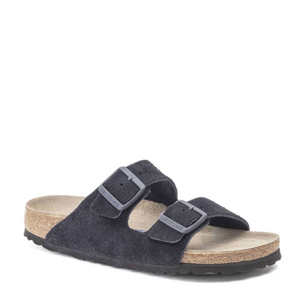 NEW BIRKENSTOCK women's arizona narrow sandal in midnight - Picture 1 of 3